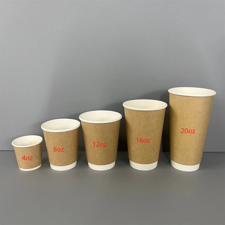 all sizes double wall cups